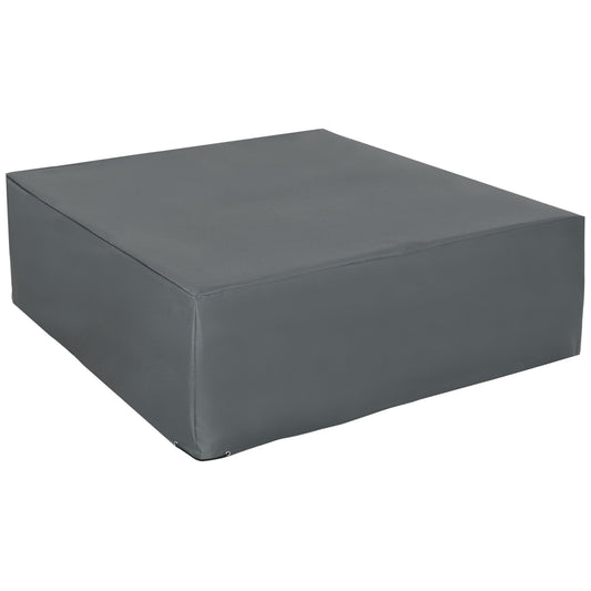 Outsunny Outdoor Garden Rattan Furniture Protective Cover in Grey