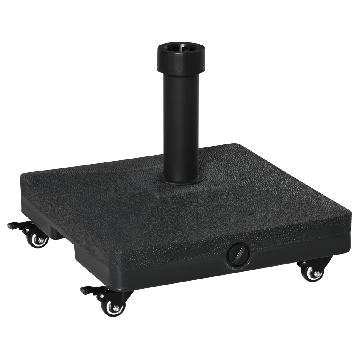 Outsunny 20kg Garden Parasol Base in Black
