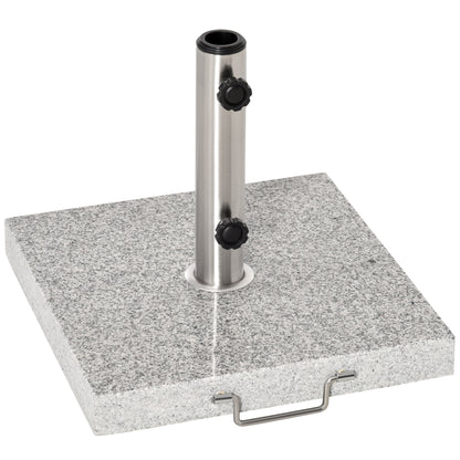 Outsunny 25kg Garden Umbrella Base in Hemp Grey