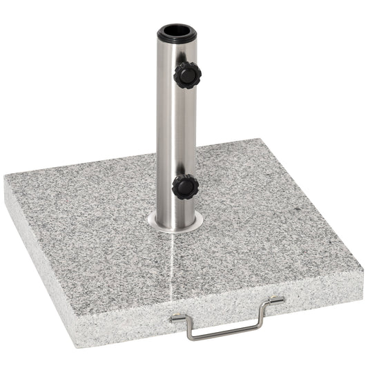 Outsunny 25kg Garden Umbrella Base in Hemp Grey