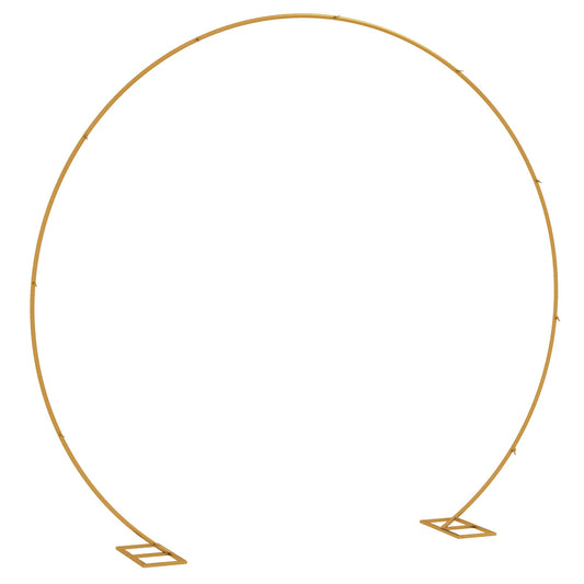 Outsunny 280cm Gold Backdrop Stand