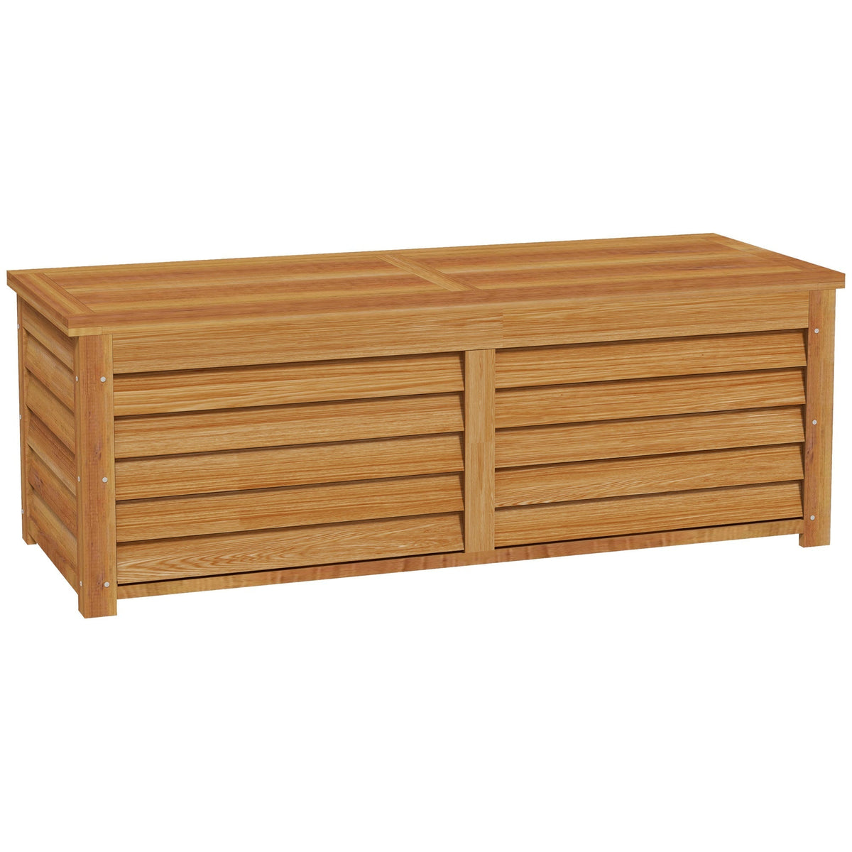 Outsunny 292L Outdoor Storage Box in Light Brown