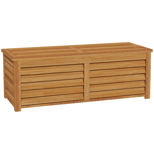 Outsunny 292L Outdoor Storage Box in Light Brown