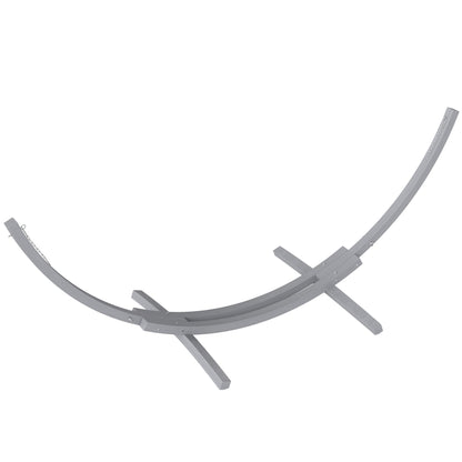 Outsunny 3.25m Wooden Hammock Stand in Grey