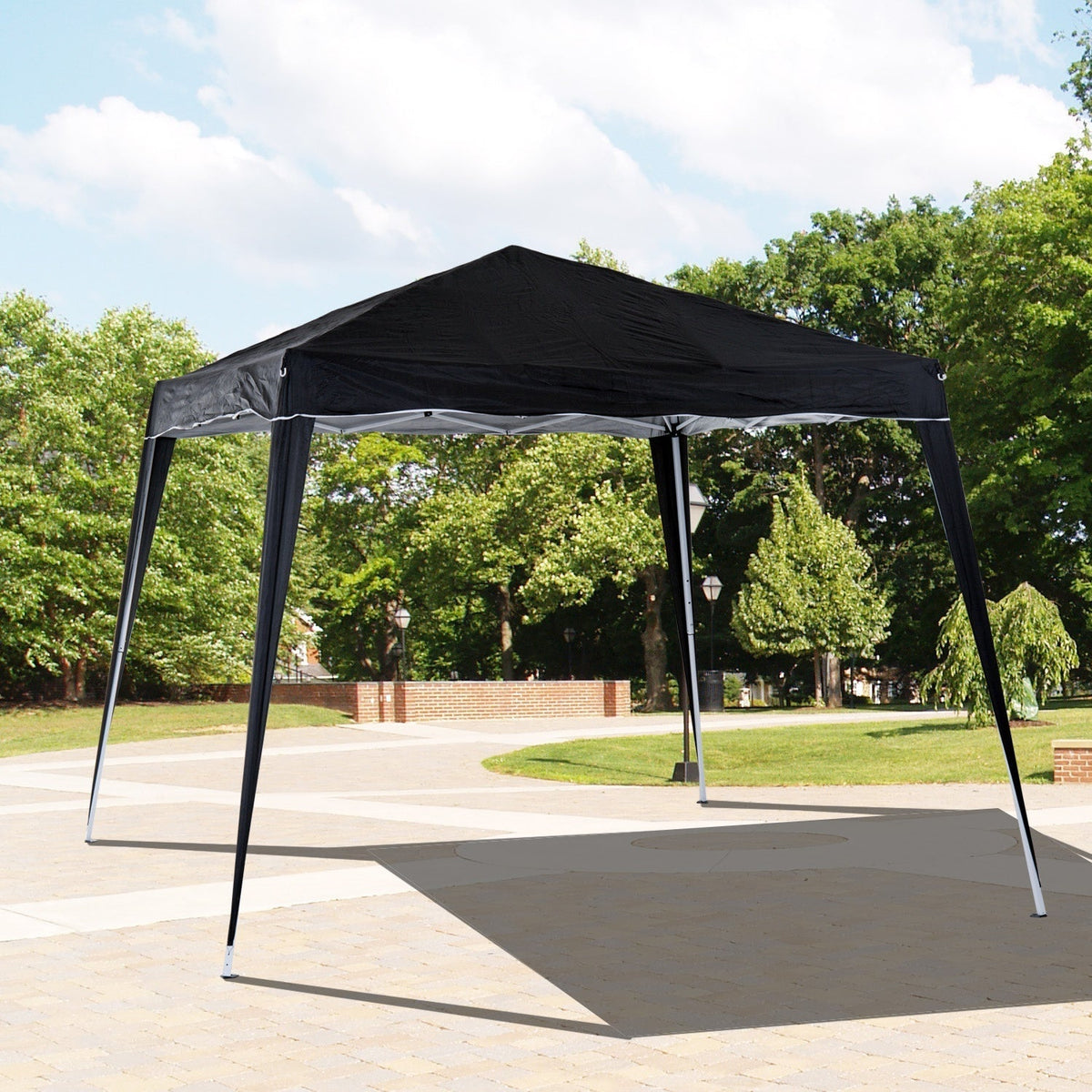 Outsunny Base/ Top Pop Up Gazebo with Carry Bag in Black