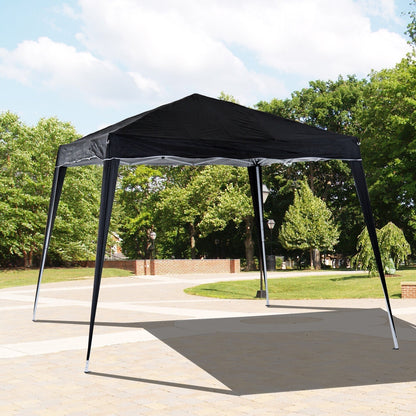 Outsunny Base/ Top Pop Up Gazebo with Carry Bag in Black