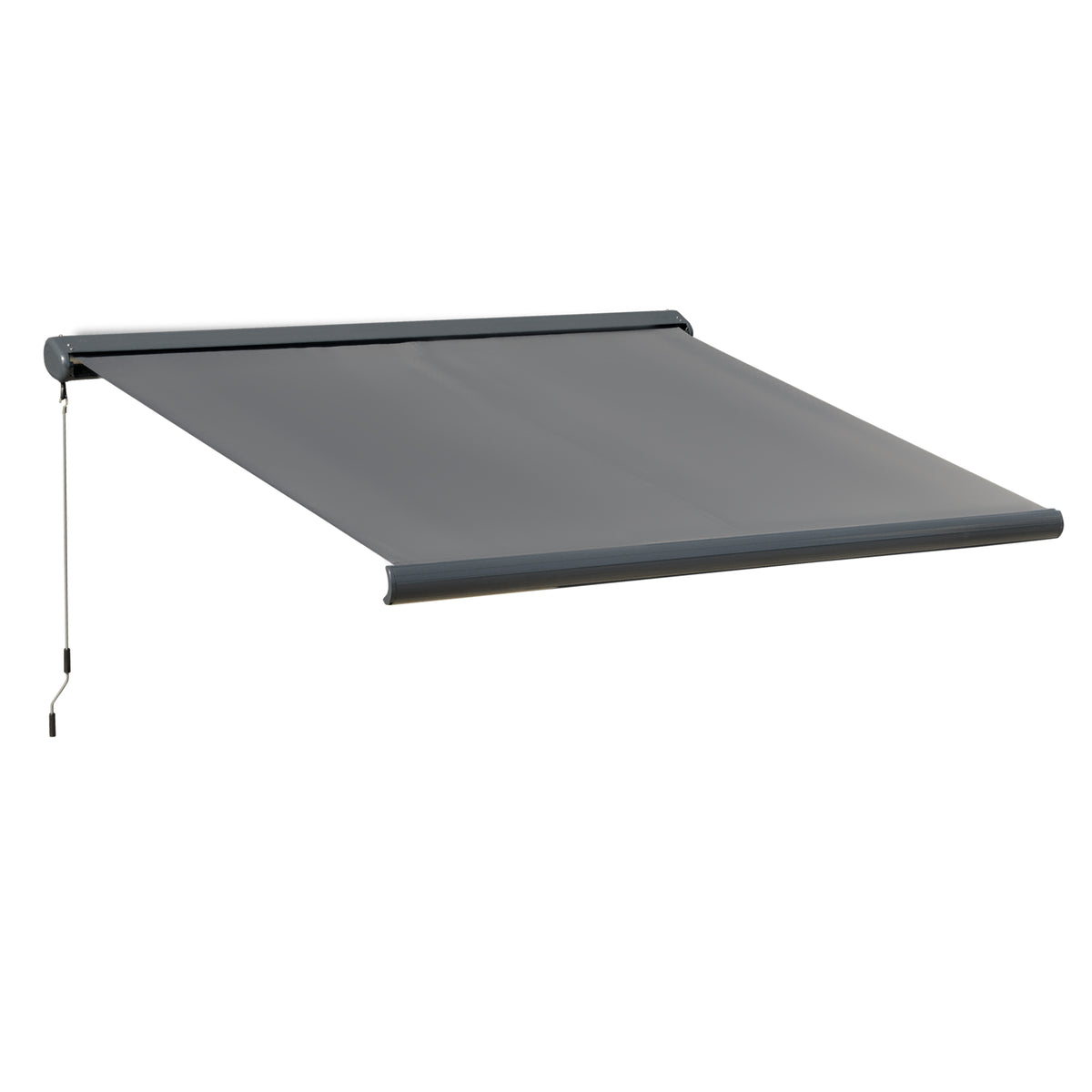 Outsunny Electric Awning with Remote Controller in Grey