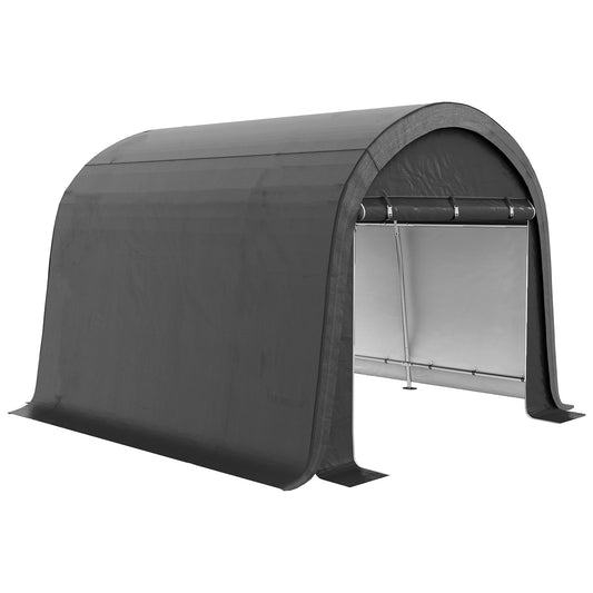 Outsunny Garden Storage Tent in Grey