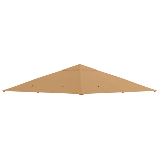 Outsunny Gazebo Canopy Replacement Cover in Beige