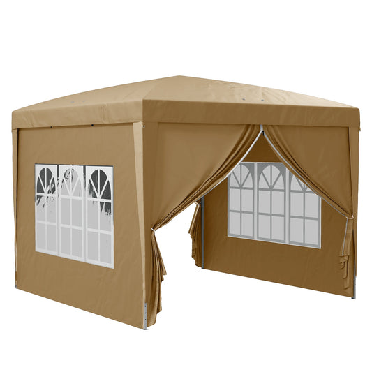 Outsunny Pop Up Gazebo in Khaki