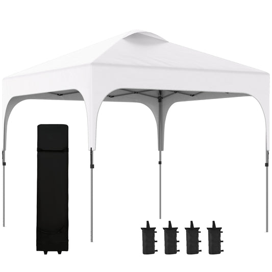 Outsunny Pop Up Gazebo in White