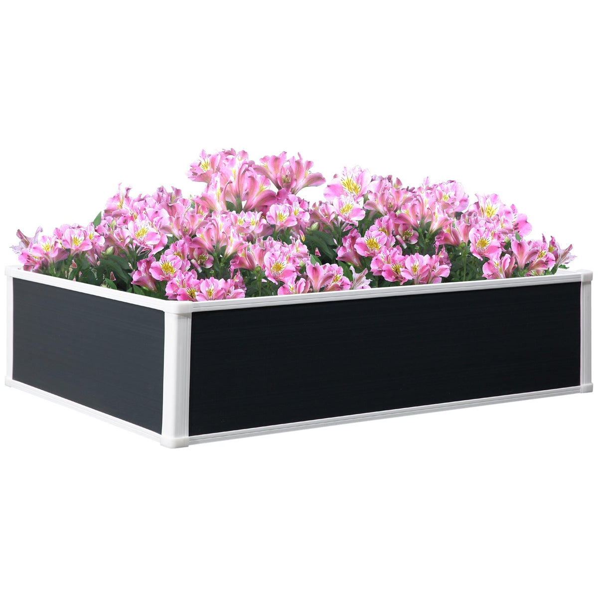 Outsunny 302L Raised Garden Bed in Grey