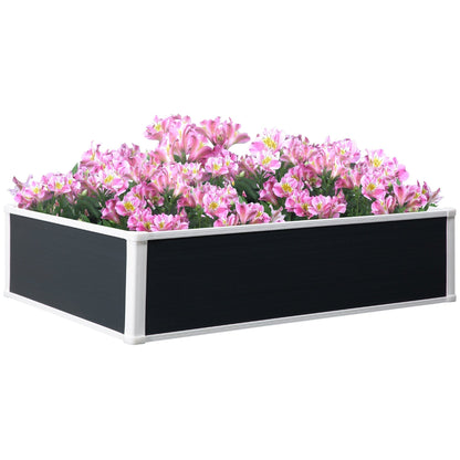Outsunny 302L Raised Garden Bed in Grey