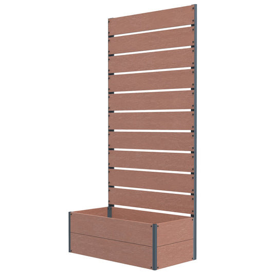 Outsunny Garden Planter Box in Brown
