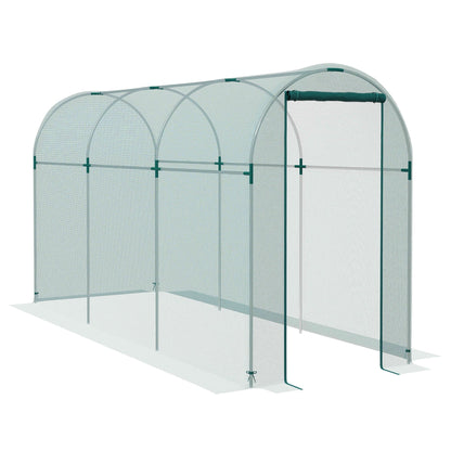 Outsunny Galvanised Steel Fruit Cage in Green