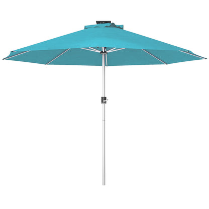 Outsunny 3m Parasol in Blue