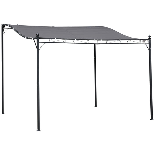 Outsunny Metal Pergola in Grey
