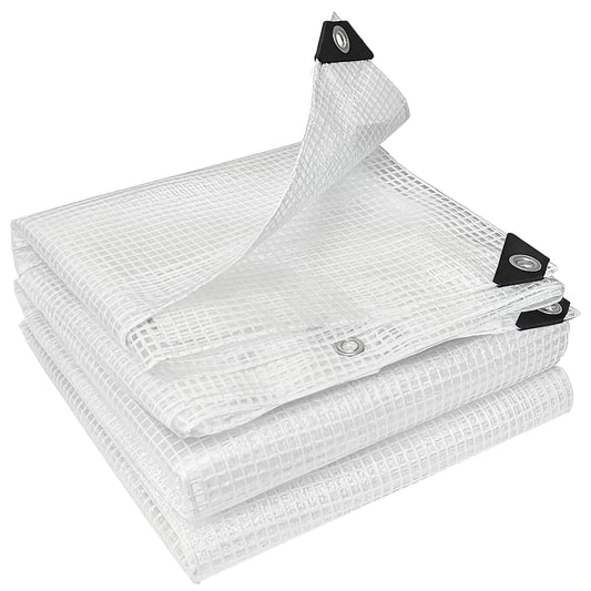 Outsunny Waterproof Tarpaulin in White