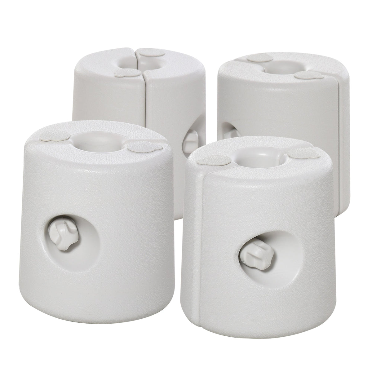 Outsunny 4 Pack 36 kg Gazebo Weights in White