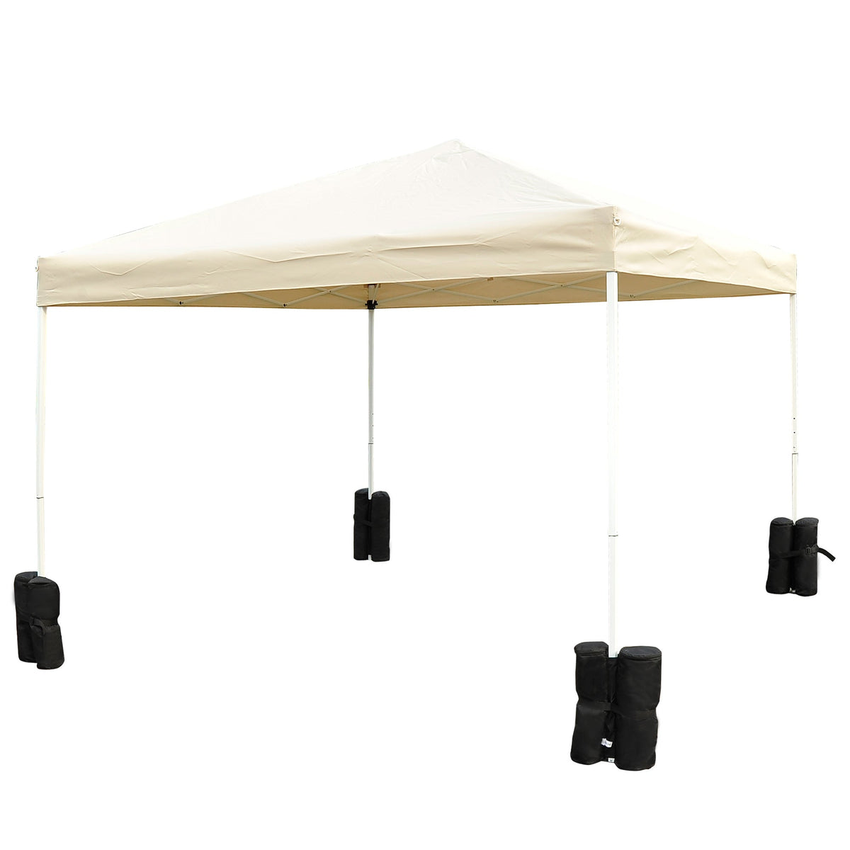 Outsunny 15 kg Heavy Duty Gazebo Weight Sand Bags in Black