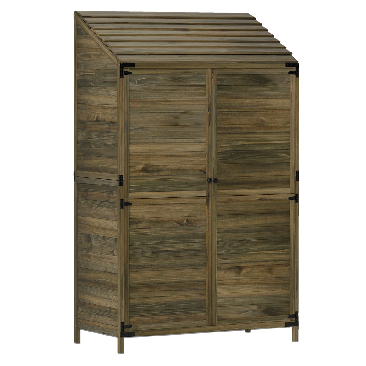 Outsunny Wooden Garden Shed