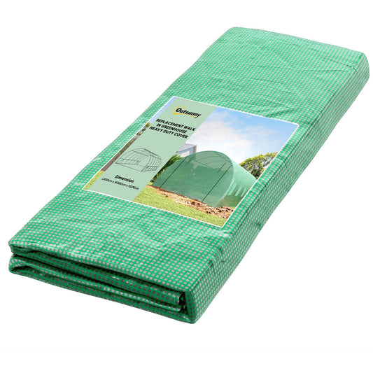Outsunny Greenhouse Replacement Cover in Green