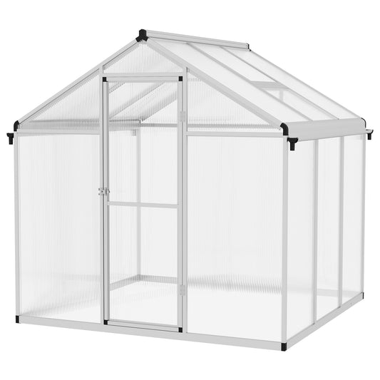 Outsunny Aluminium Frame Greenhouse in Clear