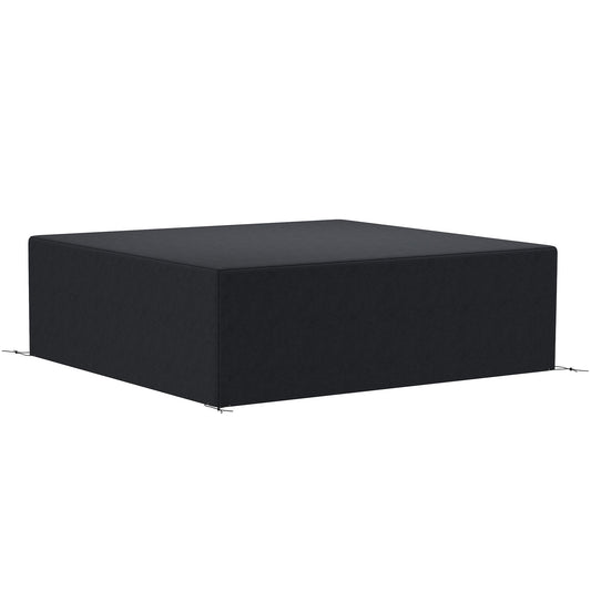 Outsunny 600D Oxford Outdoor Garden Furniture Sofa Set Cover in Black