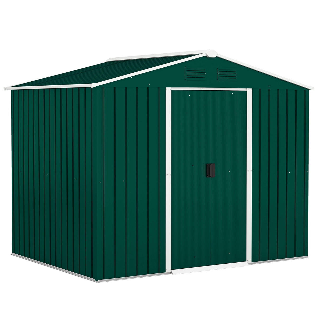 Outsunny Large Garden Storage Shed in Green