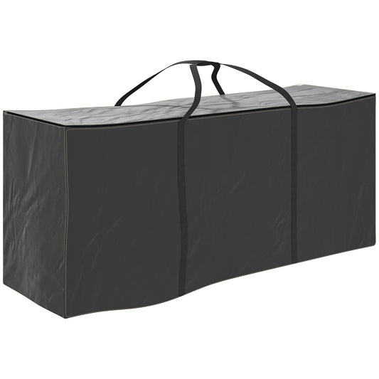 Outsunny 720 L Waterproof Garden Cushion Storage Bag in Black