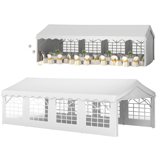 Outsunny Garden Gazebo in White