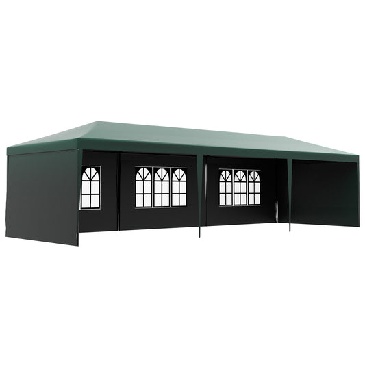 Outsunny Party Tent Gazebo Marquee in Green