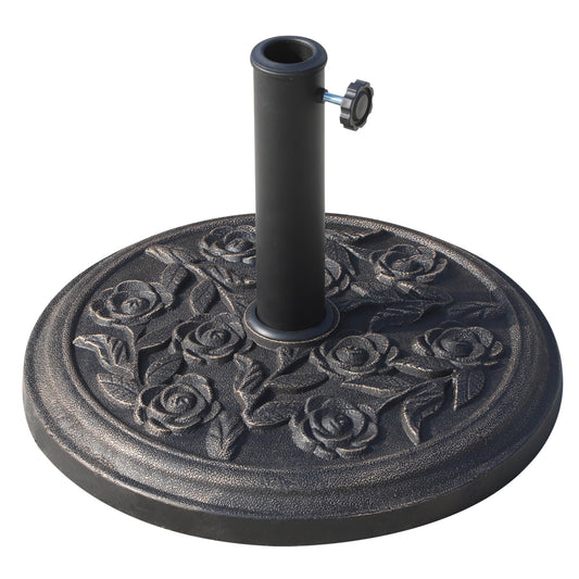 Outsunny 9kg Garden Parasol Base in Bronze Tone