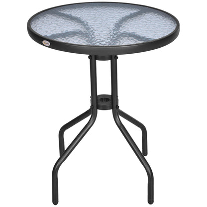 Outsunny Bistro Coffee Table in Black