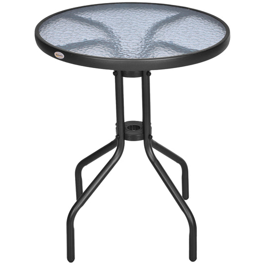 Outsunny Bistro Coffee Table in Black