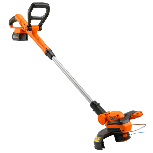 Outsunny Cordless Strimmer in Orange