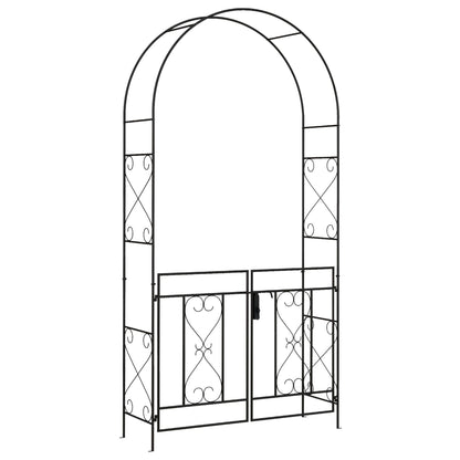 Outsunny Decorative Garden Arch in Black