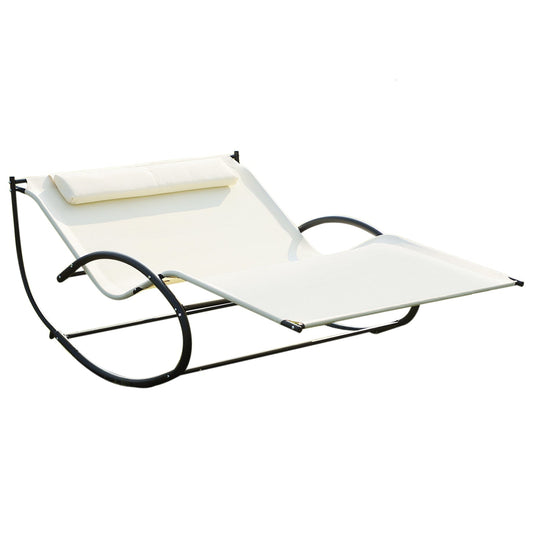 Outsunny Double Sun Lounger