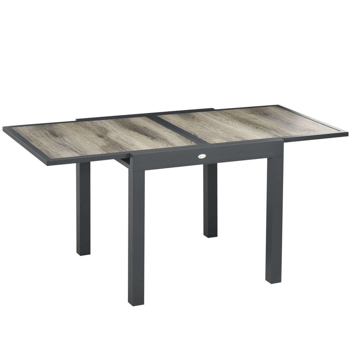 Outsunny Extending Garden Table in Beige