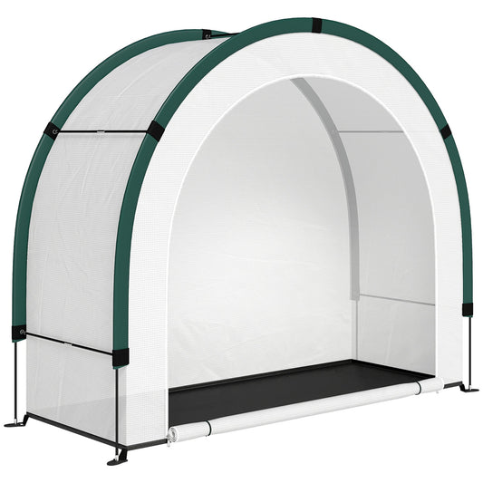 Outsunny Foldable Small Greenhouse in Green