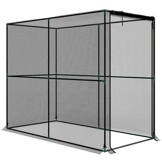 Outsunny Fruit Cage Bird Netting in Black
