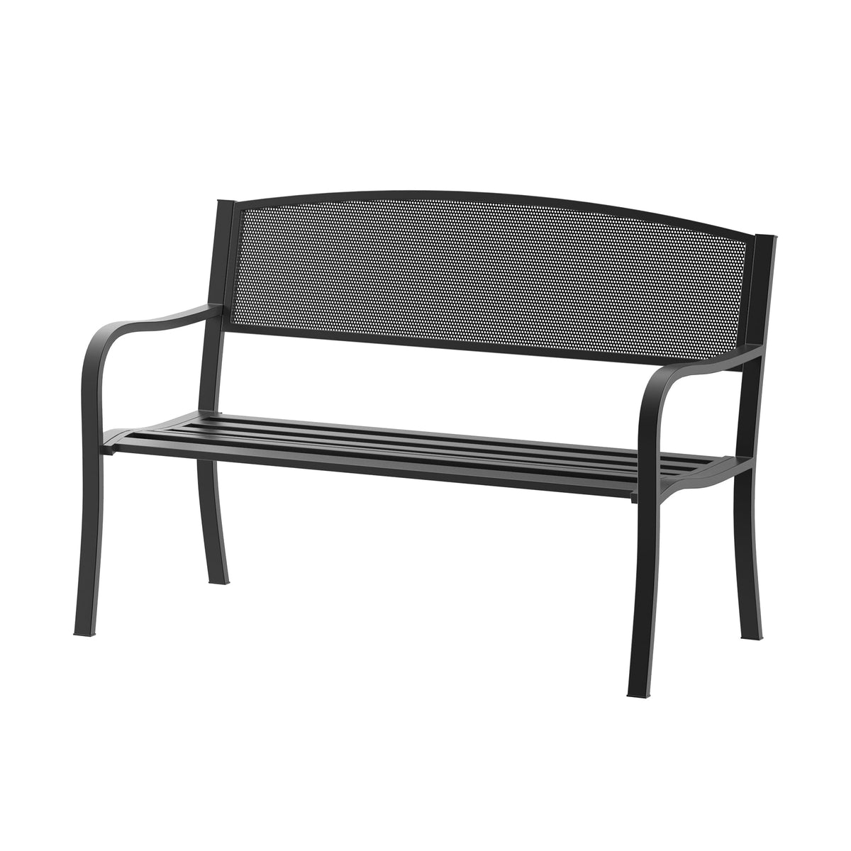 Outsunny Garden Bench in Black