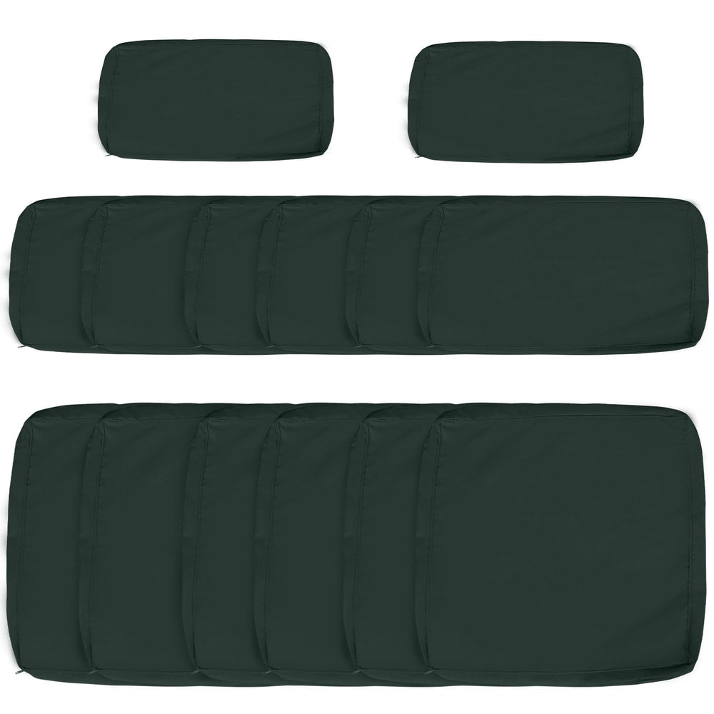Outsunny Garden Rattan Sofa Cushion in Dark Grey