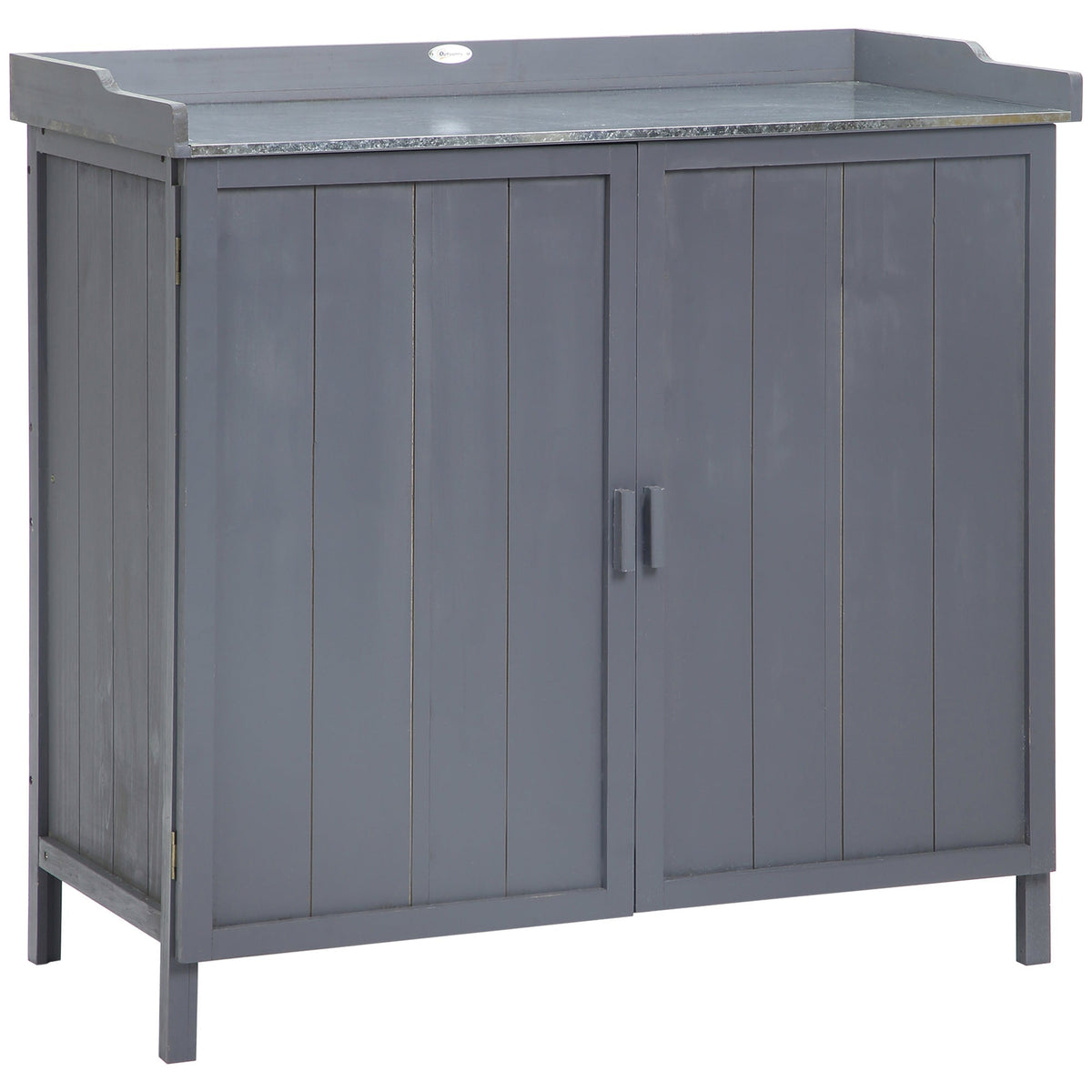 Outsunny Garden Storage Cabinet in Grey