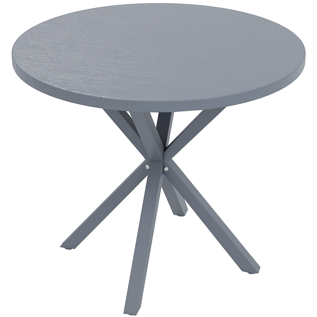 Outsunny Garden Table in Dark Grey
