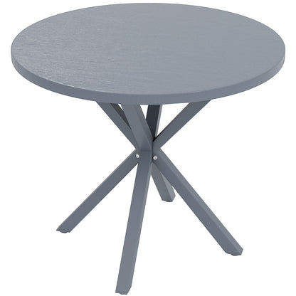 Outsunny Garden Table in Dark Grey