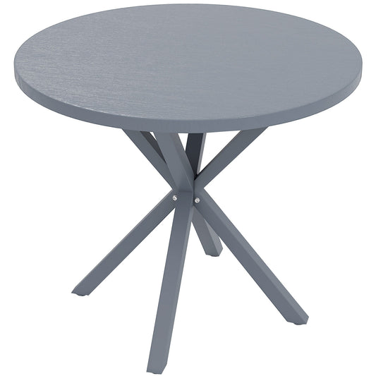 Outsunny Garden Table in Dark Grey