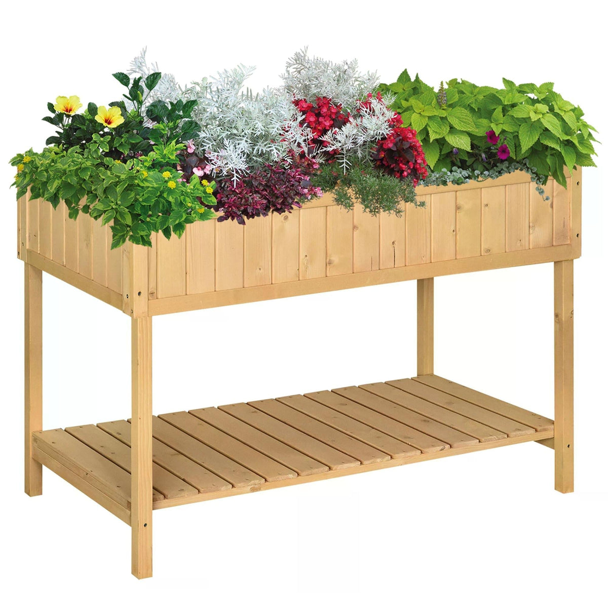 Outsunny Garden Wooden Planters