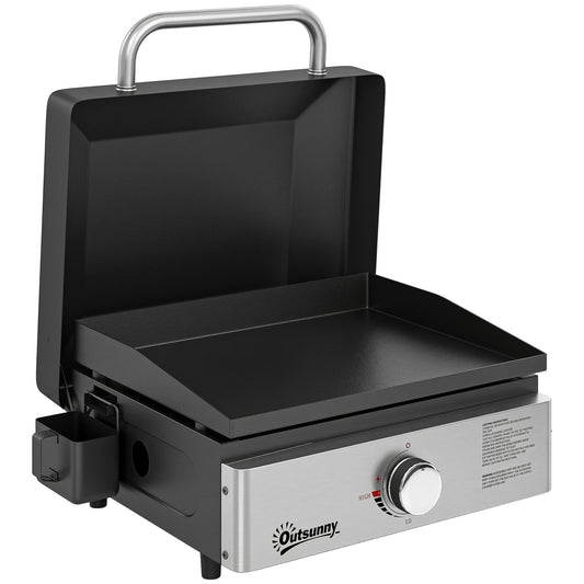 Outsunny Grill Griddle in Black
