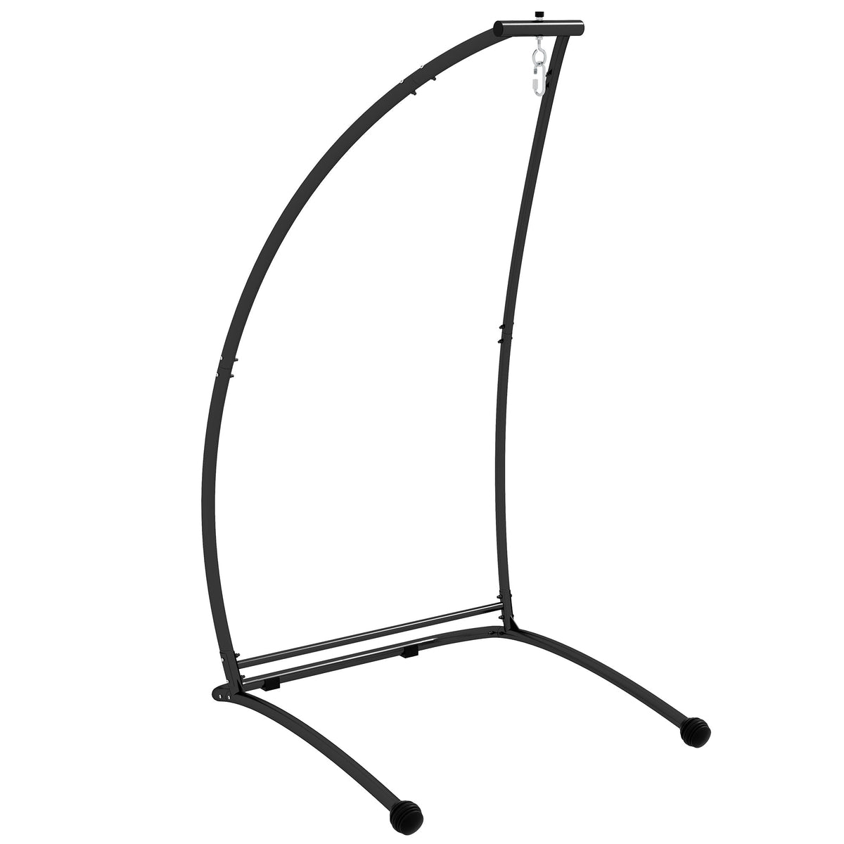 Outsunny Hammock Chair Stand in Black